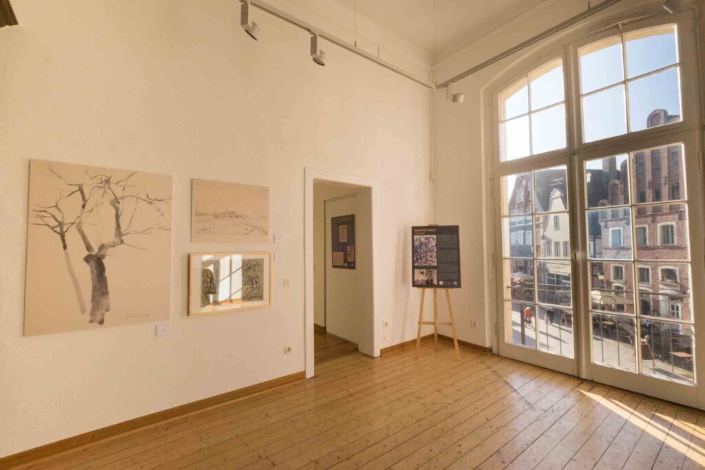 Foto der Ausstellung 'Gerhard Uhlig, Form und Gestalt,' im Stadtmuseum Warendorf, Februar 2026.